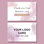 Custom Thank You Cards business card Full color double-sided printing Gift decoration card Personalized logo Wedding invitation
