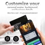 Digital Business NFC Contactless Social Recognition Card NFC Business Card Fast Reading Ntag 215 NFC Card