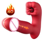 Dildo Tongue Vibrator App Control G Spot Clitoris Nipple Stimulator Vagina Anal Massager Female Masturbation Sex Toys for Women