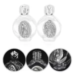 Empty Holy Water Jesus Bottle Religious Christian Baptism Supplies Refillable Portable Cosmetic Packaging Empty Bottles