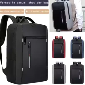 Fashion Business Laptop Backpack Large Capacity Shockproof Computer Bag Casual Office Travel Shoulder Bag for Work