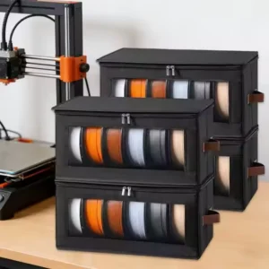 Filament Storage Box - 3D Printer Filament Storage Containers, 3D Printing Accessories Holder Rack for Home, Office Workshop