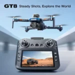 For Genuine GT8 Drone 8K Professional Dual Camera GPS FPV Brushless Motor Optical Flow Hovering Folding Quadcopter RC Dron Toys