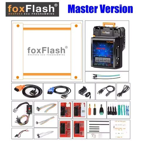 FoxFlash Super Strong ECU TCU Clone Chip Tuning tool V1.4.2 software firmware version FW:D08 7with Supports VR Reading