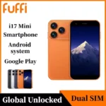 FUFFI i17 Mini Smartphone Android Phone Face ID Portable 8.1 Mini celulare 3.0 Inch HD 2GB RAM 16GB ROM 900mAh Battery Cellphone