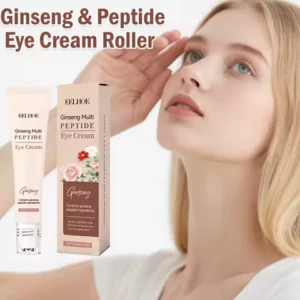 Ginseng Polypeptide Roller Eye Cream Anti-Aging Under Eye Treatment Reduce Wrinkles & Dark Circles Firming Brightening Eye Cream