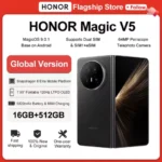 Global Version HONOR Magic V5 5G Smartphone Snapdragon 8 Elite 7.95" Foldable OLED 5820mAh Battery Support 66W SuperCharge eSIM