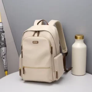 GOLF New Women's Backpack Fashion Solid color Nylon travel bag Commuting School Bag Female Students 15.6-inch Computer Backpack