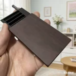 Handmade Cigarette Rolling Case 8-Compartment Plastic Snuff Storage Box with Sild Lid Aluminum Straw Portable Size Tobacco Tools