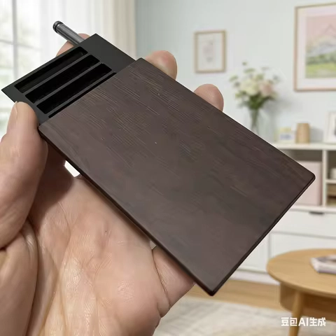 Handmade Cigarette Rolling Case 8-Compartment Plastic Snuff Storage Box with Sild Lid Aluminum Straw Portable Size Tobacco Tools