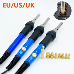 Heat Melt Insert Nut Iron Tip Brass Hot Melt Inset Nut Tool Embedded Kit M2 M3 M4 M5 M6 M8 Heat Insertion for 3D Printer Plastic