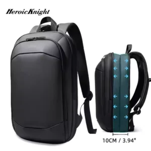 Heroic Knight Menâs Laptop Backpack 17 Inch Business Backpack Expandable Travel Backpack Waterproof USB Charging Office Mochila