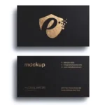 High-end Dusiness Card Customization 500g Dlack Card Paper Business Hot Stamping Free Design Business Card Custom Printing