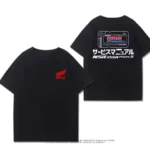 Honda NSR250R-KV3 Classic Two-stroke Nostalgic Motorcycle Memory Cotton Round-neck Casual Short-sleeved T-shirt