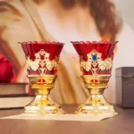 HTISOK Orthodox Church Candle Holder Orthodox Candlestick Sacred Design for Prayer Altars Blessing Religious Candle Holder