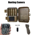 Hunting Trail Camera 16MP 1080P Wild Animal Detector Trail Camera HD Waterproof Monitoring Infrared Heat Sensing Night Vision