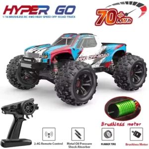 Hyper Go MJX 16207 16208 16209 16210 1/16 4WD RC Car 70KM/H Brushless RC Racing Car Remote Control Cars Off-Road Truck Toys