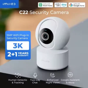 IMILAB Baby Monitor Indoor Security Camera with AI Detection Night Vision 2-Way Audio 360Â° PTZ Compatible with Xiaomi Home App