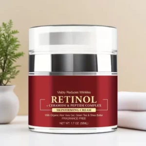 Instant Retinol Cream Face Moisturizer Collagen Firming Lifting Fade Fine Lines Smoother Korea Repair Skin Care