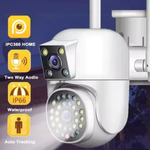 IPC360 HOME 4K 8MP Dual Lens WIFI PTZ 2K 4MP Dual Screen Security Camera Outdoor IP66 Color Night Vision Surveillance Cameras
