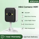 JOOAN Wifi IP Camera Outdoor CCTV Surveillance Camera 5X Zoom Security Camera Motion Detect Two-way Audio HD Night Color Cam