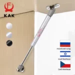 KAK 4 Pieces Soft Closing Cabinet Hinges 6kg to 10kg Bench Toy Box Lid Support Gas Strut Kitchen Cupboard Door Support Hardware