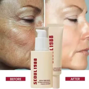 Korean 1988 Retinol Face Care Serum Black Ginseng Niacinamide 2% Acid Moisturizing Firming Cream Anti Aging Wrinkle Skin Care