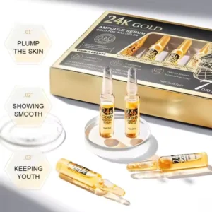 Korean 24K Gold Hyaluronic Acid Serum Protein Thread Lifting Filler Absorbable Collagen Protein Thread Vitamin C Facial Essence