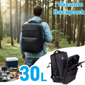 Large Capacity Vacuum Compression Backpackï¼30L Lightweight Travel Backpack Water Resistant Laptop Bag for Outdoor Hiking