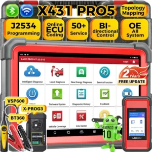 Launch Key Programming & Trucks Tool Set X431 Pro5 X-PROG3 & HD Software Car Diagnostic Tool IMMO Immobilizer Scanner