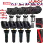 LAUNCH X431 2 in 1 RF-SENSOR 315MHz & 433MHz TPMS Sensor Tire Pressure Sensors Tester Programming Tire Repair Tools Scanner
