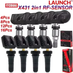LAUNCH X431 2 in 1 RF-SENSOR 315MHz & 433MHz TPMS Sensor Tire Pressure Sensors Tester Programming Tire Repair Tools Scanner