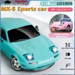 LDRC LD1804 RC Drift Car 1/18 Mazda Mx5 2.4G 2WD ESP Gyroscope LED Lights Full Scale Controlled Model Children Car Toys Gifts