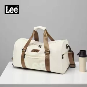 LEE Smart Gym Duffel Bag with Shoe Compartment Dry Wet Bag Men Women Waterproof Large Size Sport Training Luggage Travel Bag