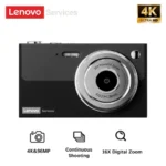 Lenovo Digital Camera 96MP 16X Digital Zoom Photo Camera Student Outdoor Anti-Shake Digital Video Autofocus with 32G Card XJ22