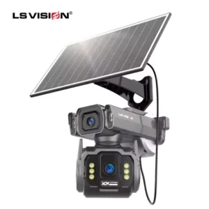 LS VISION 8MP 4K Solar Camera 4G AOV 24/7 Video Record Outdoor Wireless Surveillance Camera 12X Zoom B in Battery Night Vision