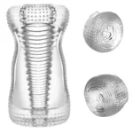 Male Masturbator Cup Soft Pussy Transparent Vagina Adult Goods Exerciser Transparent Masturbator Cup Adults Sex Toys for men18+