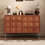 Medieval Style Living Room Cabinets Classic Drawers Storage Cabinets Solid Wood Prefabricated Gabinete De Almacenamiento Home