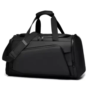 Men's Travel Duffels Bag with Independent Shoe Compartment Casual Sports Gym Bag Weekend Overnight Bag For University Students