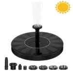 Mini Solar Water Fountain Pool Pond Waterfall Fountain Garden Decoration Outdoor Bird Bath Solar Powered Fountain Floating Water