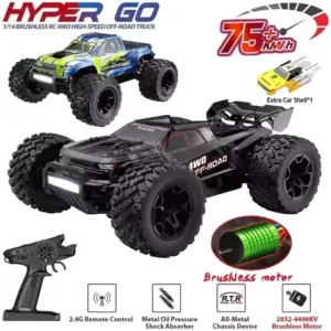 MJX Hyper Go 14207 14208 1/14 4WD RC Car 75KM/H OR 65KM/H Brushless RC Racing Car Remote Control Cars Off-Road Truck Toys