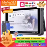 MUCAR 892BT Diagnostic Tools Full System OBD2 Scanner With BI-Directional ECU Coding 35 Reset Lifetime Free Update Car Scan Tool