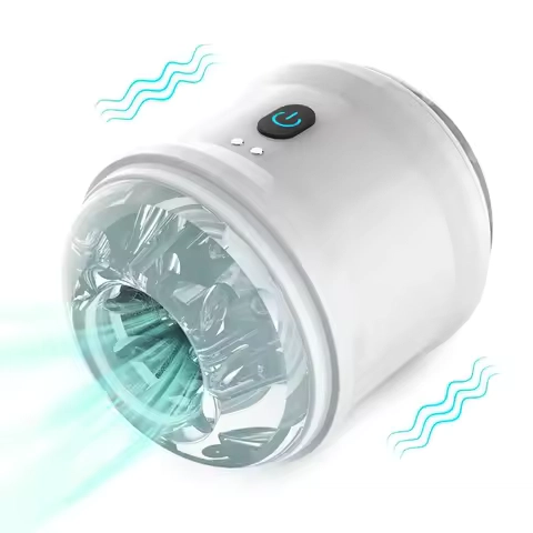 Multi-Frequency Vibration TPE Male Cup Easy to Clean Clamp Suction Penis Exercise Electric Trainer Device Adult Sex Toy Masturba