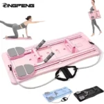 Multifunctional Fitness Board Exercise Machine Non Slip Abdominal Board Automatic Rebound Push Up Board with Timer for Home Gym