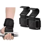 Neoprene Padded Weight Lifting Gloves,Heavy Duty Pro Metal Weightlifting Steel Hooks,Power WeightLifting Hand Grip Protection