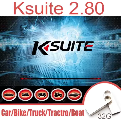 Newest software Ksuite 2.80 work with K E S S V2 V5.017 RSA Error Unlock Corrected for Car Truck Bike Tractros EU Online Version