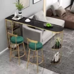 Nordic Luxury Bar Table Living Room Saloon Groggery Lean Against The Wall Bar Table Balcony High Coffee Furniture Tavolo Dj FYBT