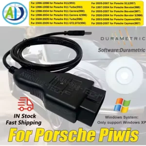 OBD2 Diagnostic Scan Tool For Porsche Piwis With Windows XP Durametric Software Car OBDII Diagnostic Scanner for Porsche Vehicle
