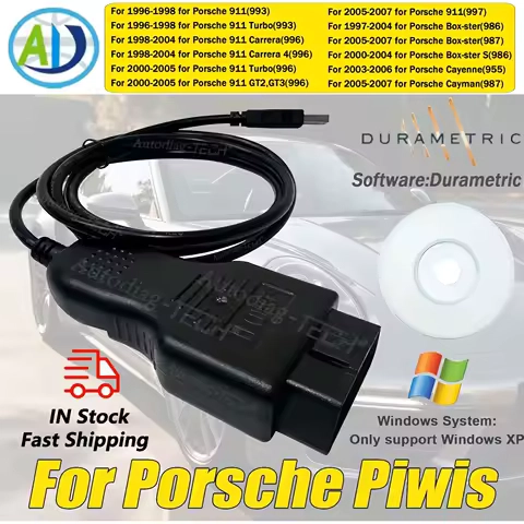 OBD2 Diagnostic Scan Tool For Porsche Piwis With Windows XP Durametric Software Car OBDII Diagnostic Scanner for Porsche Vehicle