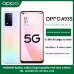 OPPO A93s Unlocked 5G Mobile Phone Dimensity 810 48MP AI Camera 5000mAh Battery 33W Fast Charge Android 11 Smartphone